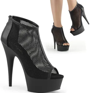 6" Open Toe Mesh Bootie (DELIGHT-600-12)