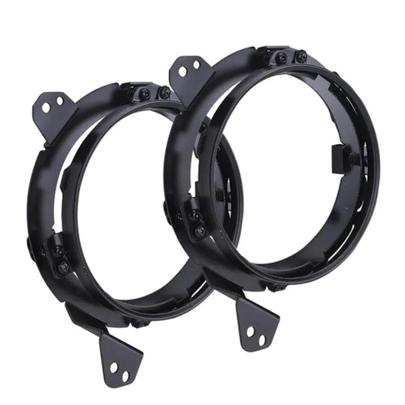 9'' Headlight Bracket Ring For 2018  Jeep Wrangler JL And Jeep Gladiator JT