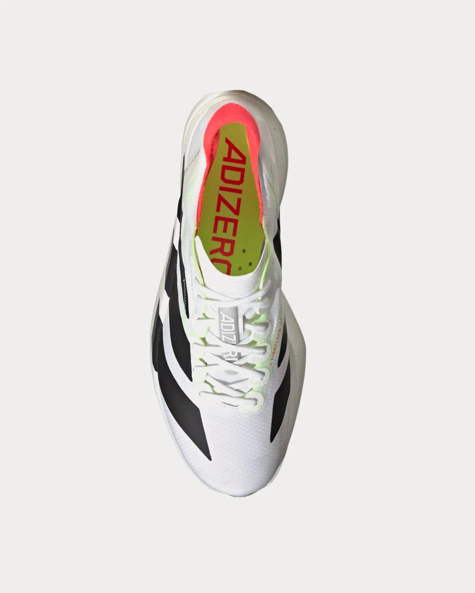 Adios Pro 4 Cloud White / Core Black / Silver Metallic Running Shoes