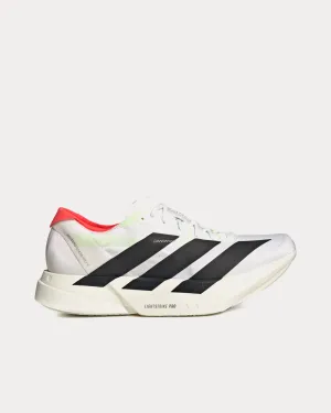 Adios Pro 4 Cloud White / Core Black / Silver Metallic Running Shoes