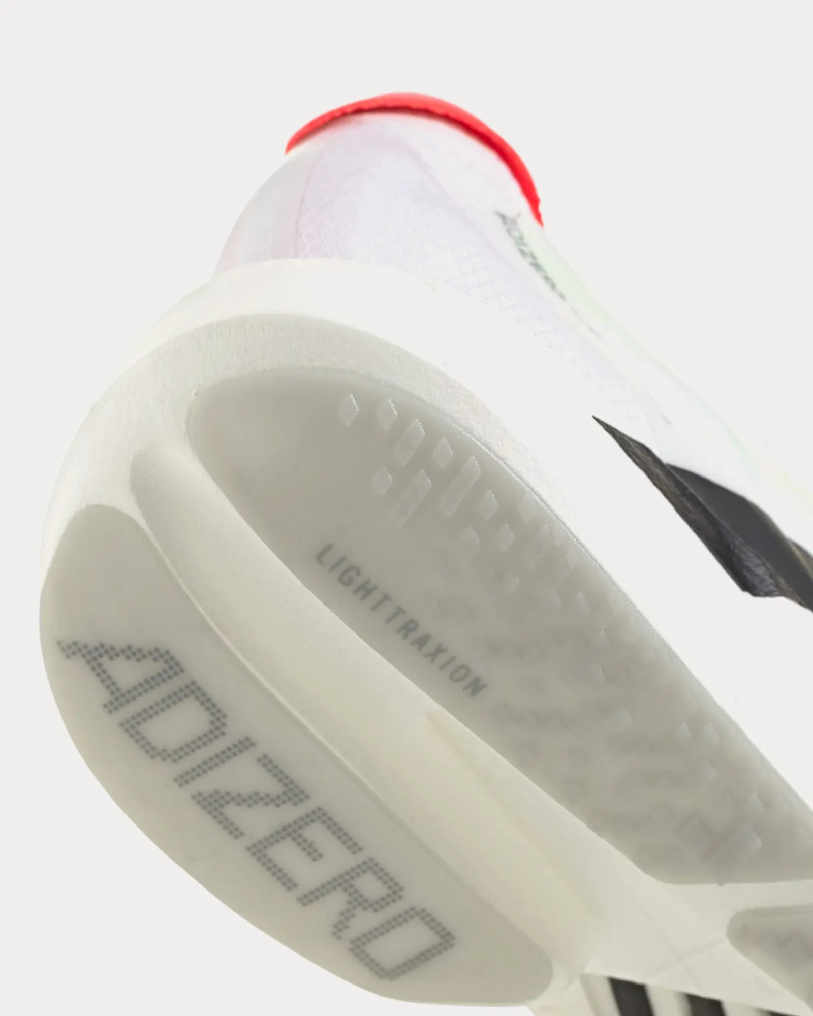 Adios Pro 4 Cloud White / Core Black / Silver Metallic Running Shoes