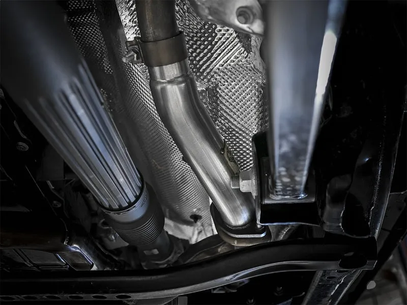 aFe Twisted Steel 2in Stainless Steel Loop Delete Down-Pipe 2018  Jeep Wrangler (JL) V6 3.6L