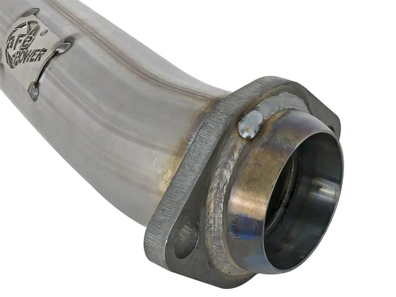 aFe Twisted Steel 2in Stainless Steel Loop Delete Down-Pipe 2018  Jeep Wrangler (JL) V6 3.6L
