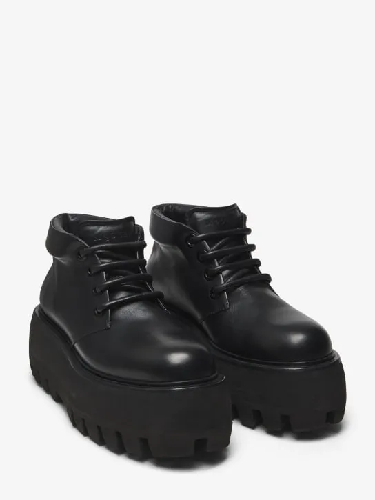 Alexander McQueen   70mm Sofa leather lace-up shoes 