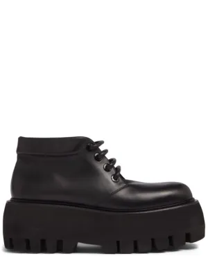 Alexander McQueen   70mm Sofa leather lace-up shoes 