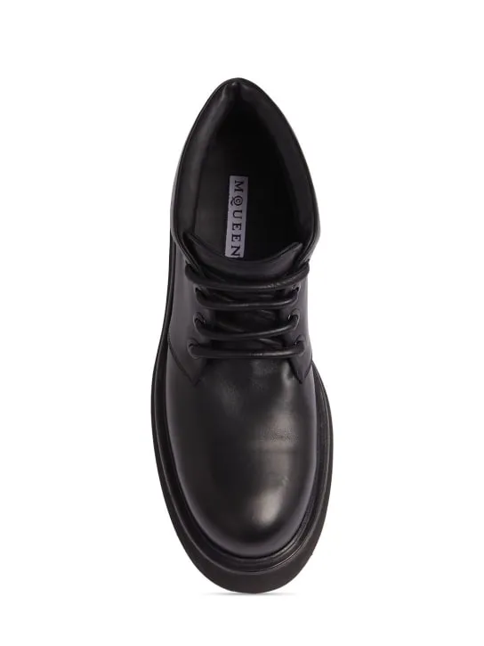 Alexander McQueen   70mm Sofa leather lace-up shoes 