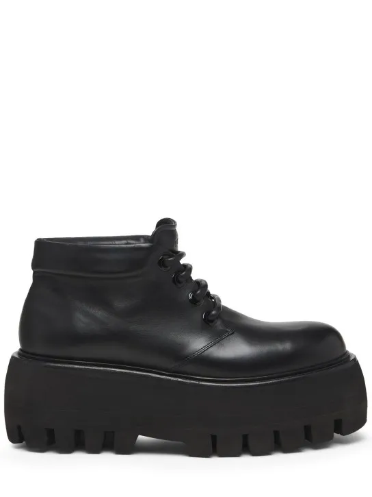 Alexander McQueen   70mm Sofa leather lace-up shoes 