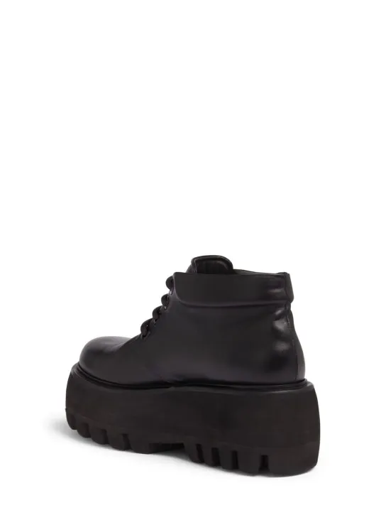 Alexander McQueen   70mm Sofa leather lace-up shoes 