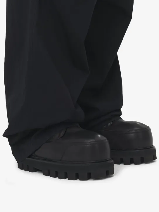 Alexander McQueen   70mm Sofa leather lace-up shoes 
