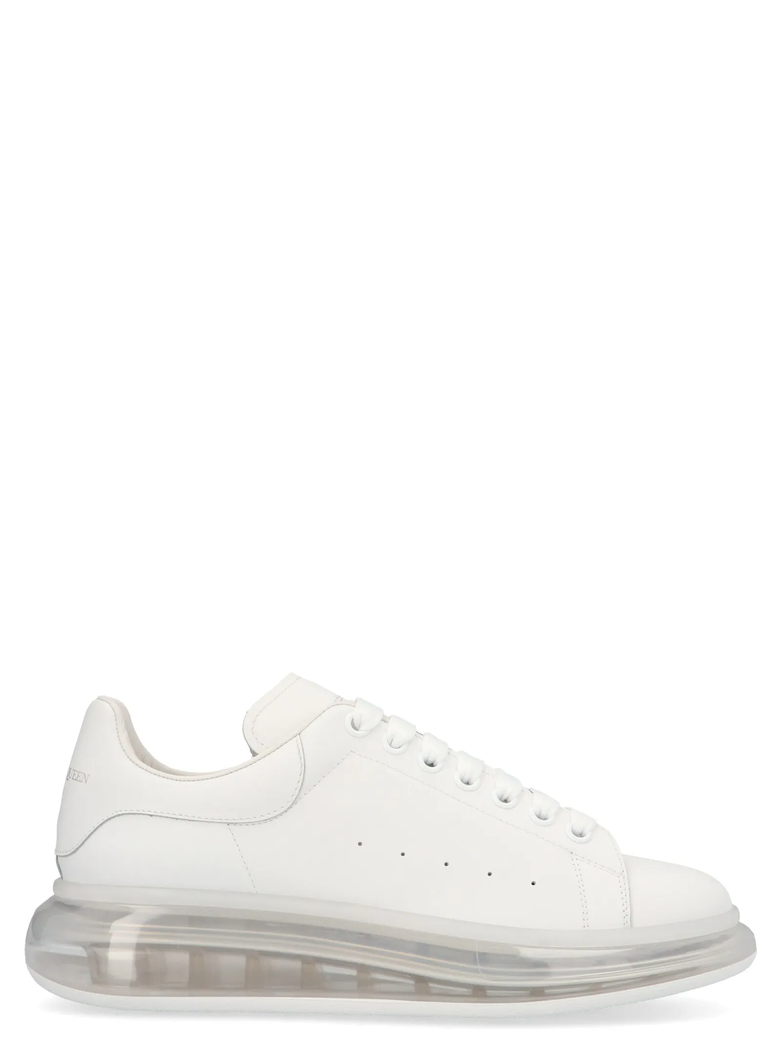Alexander McQueen Logo Printed Transparent Sole Sneakers