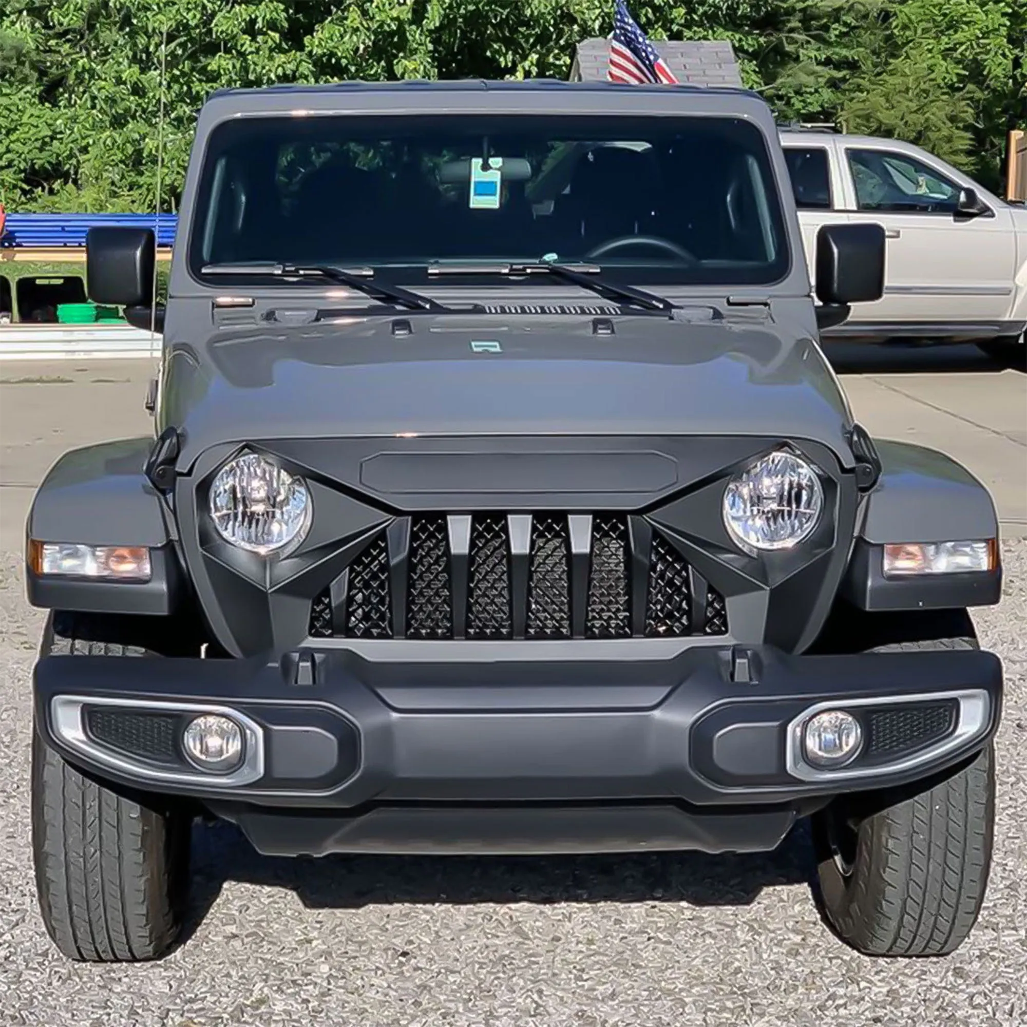 AMERICAN MODIFIED Demon Grille for 2018  Jeep Wrangler JL & 2020  Gladiator JT
