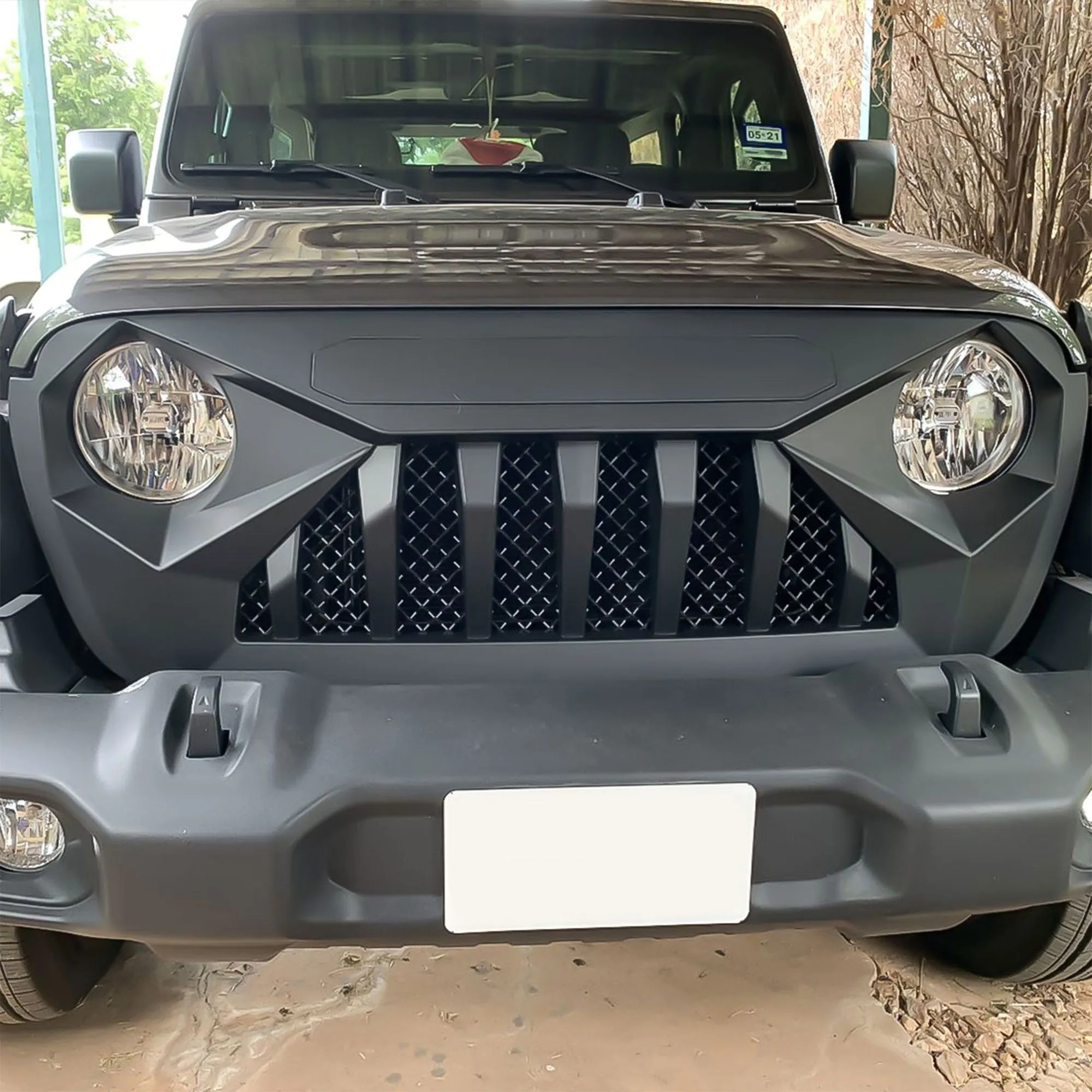 AMERICAN MODIFIED Demon Grille for 2018  Jeep Wrangler JL & 2020  Gladiator JT