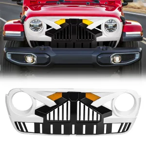 AMERICAN MODIFIED Grille for 2018  Jeep Wrangler JL, 2020  Gladiator JT w/Camera