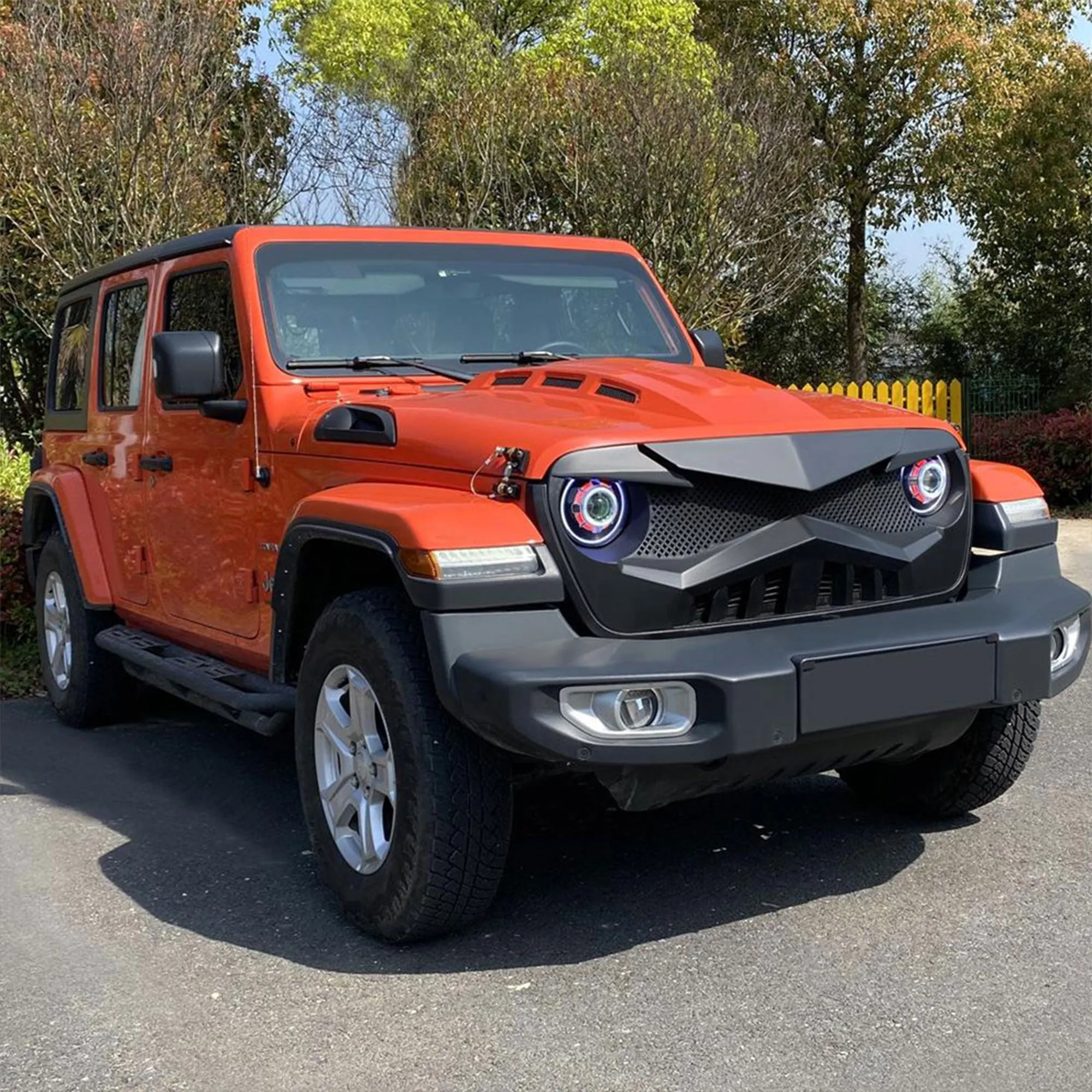 AMERICAN MODIFIED Hawke Grille for 2018  Jeep Wrangler JL & 2020  Gladiator JT