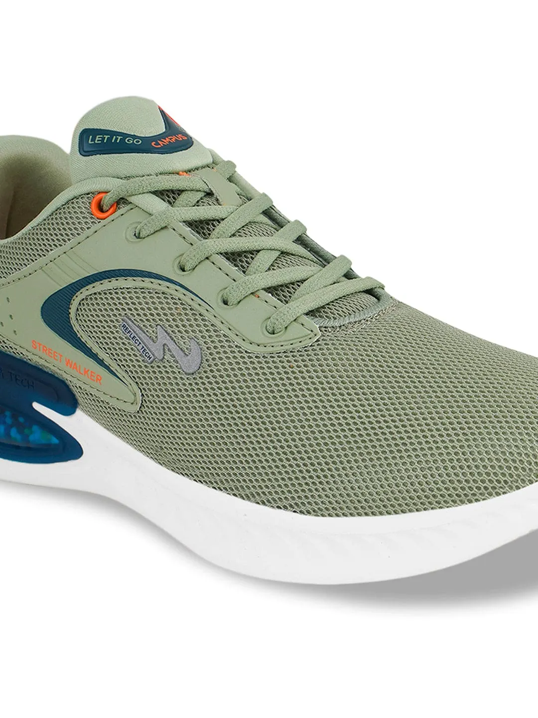 ARIES Green Men's Running Shoes