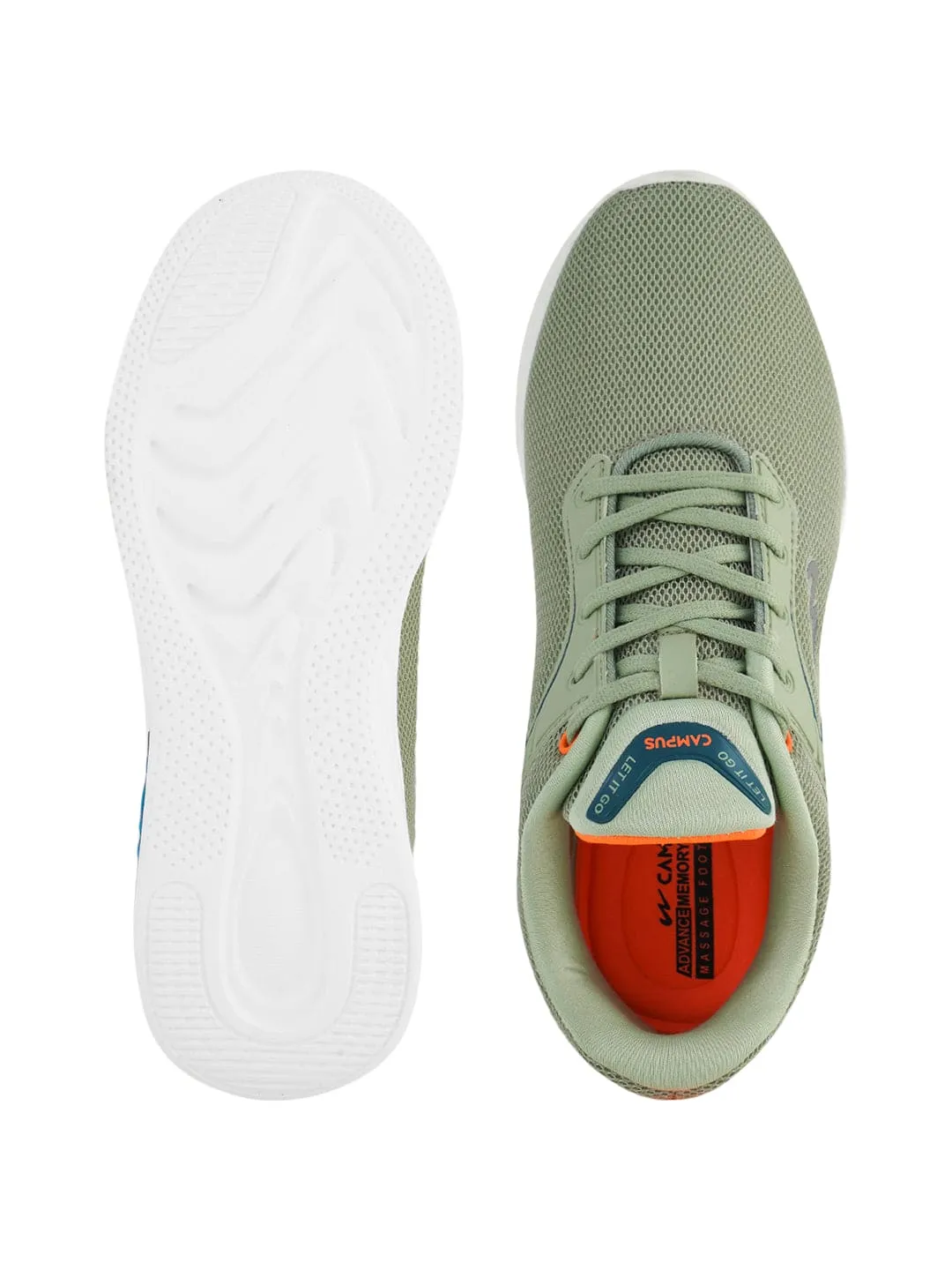ARIES Green Men's Running Shoes
