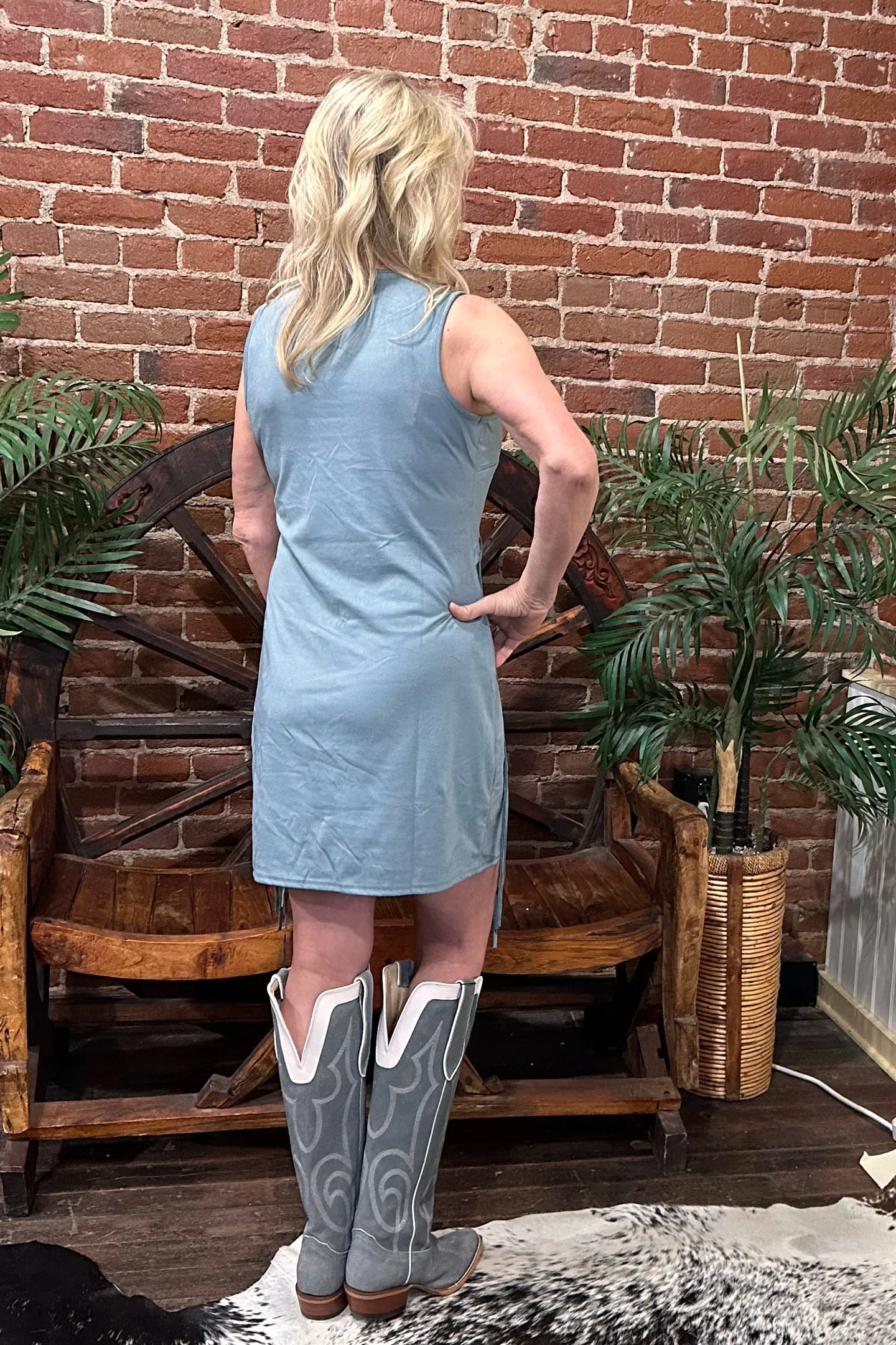 Asymmetrical Fringe Dress by Rock & Roll