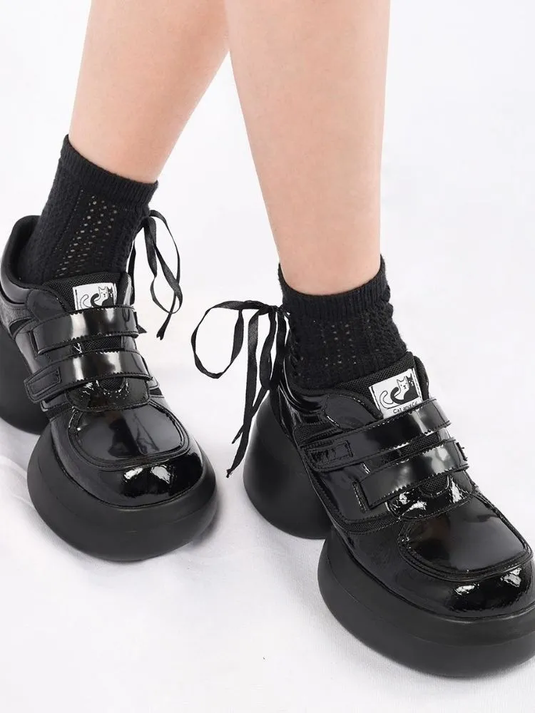 Autumn platform loafer shoes【s0000004483】