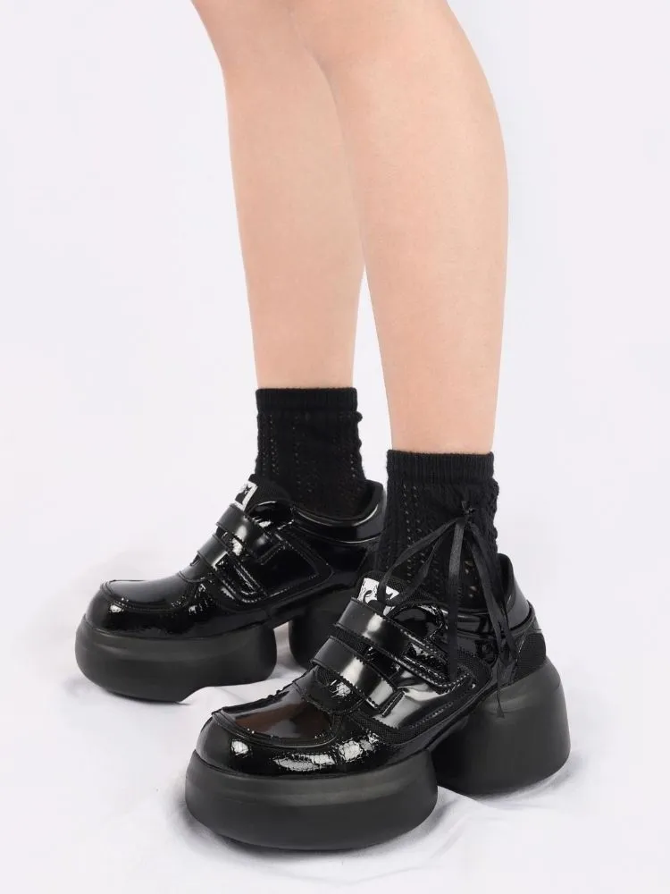 Autumn platform loafer shoes【s0000004483】