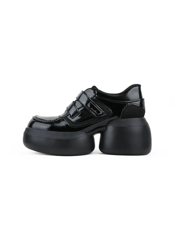 Autumn platform loafer shoes【s0000004483】
