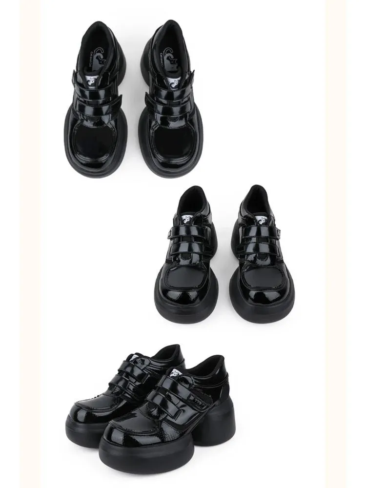 Autumn platform loafer shoes【s0000004483】