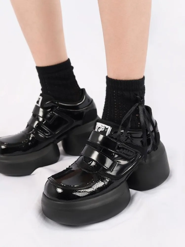 Autumn platform loafer shoes【s0000004483】