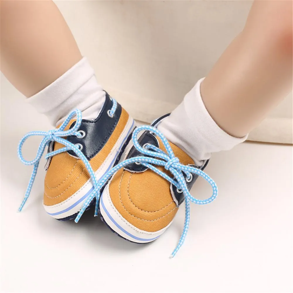 Baby Toddler Plaid Lace Up Sneakers
