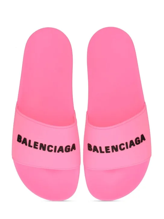 Balenciaga   10mm Rubber slide sandals 