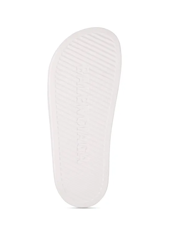 Balenciaga   40mm Rubber slide sandals 