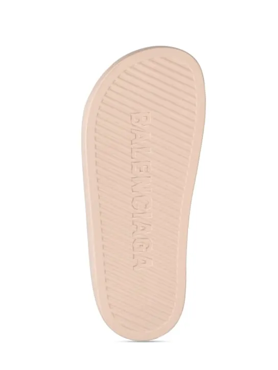 Balenciaga   40mm Rubber slide sandals 