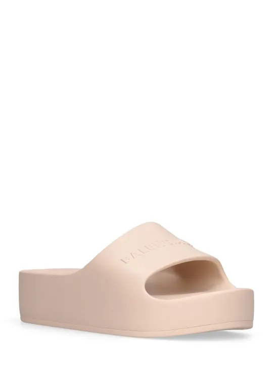 Balenciaga   40mm Rubber slide sandals 
