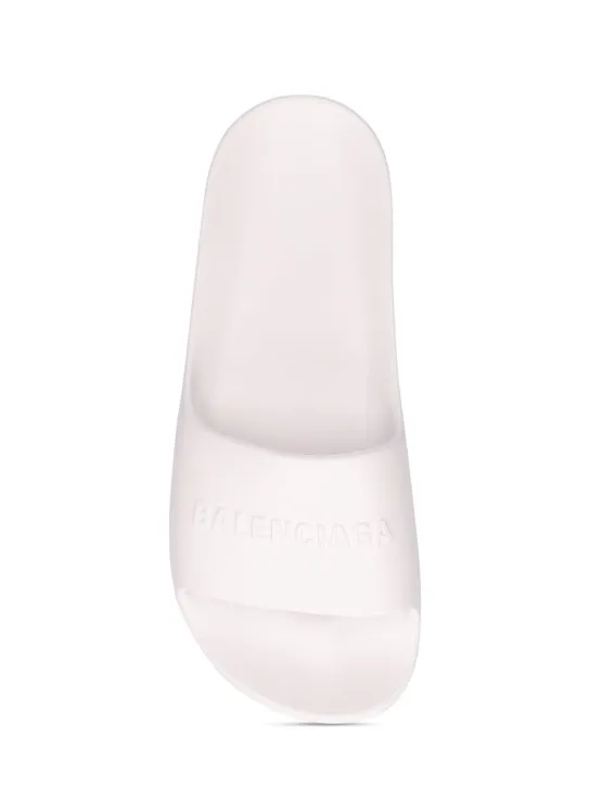 Balenciaga   40mm Rubber slide sandals 