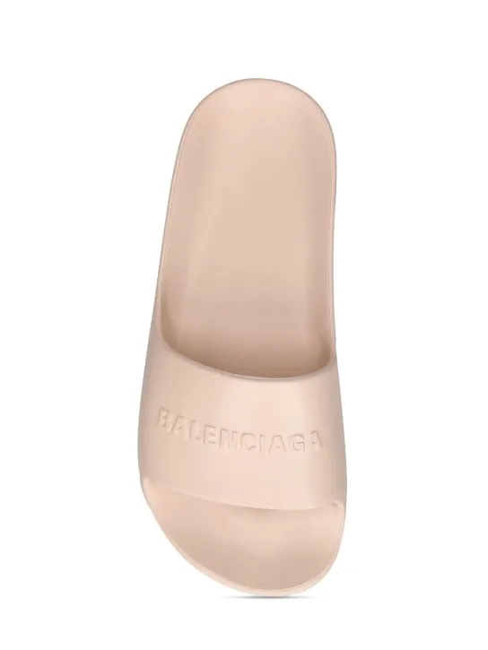 Balenciaga   40mm Rubber slide sandals 
