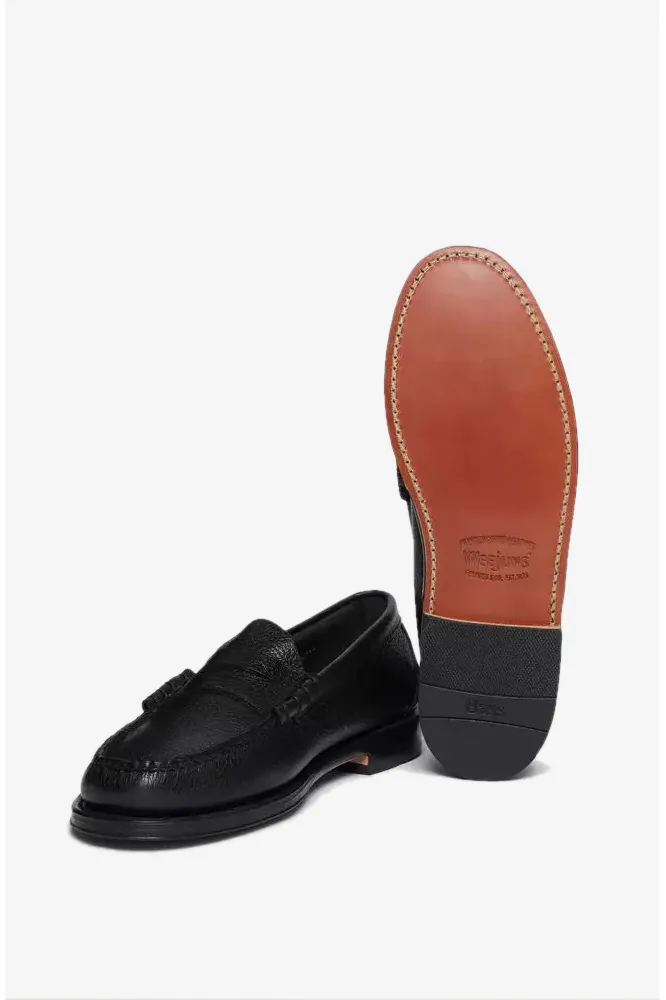 Bass Weejun - Larson Textured Leather Black - Penny Loafer