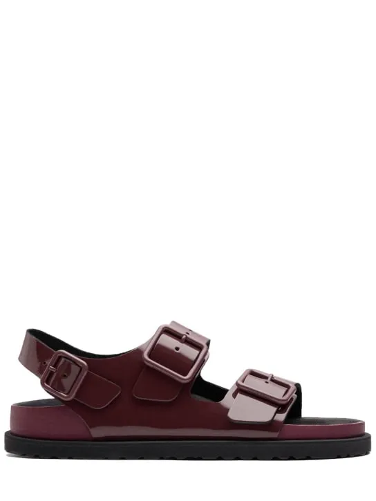 BIRKENSTOCK 1774   5mm Milano shiny patent leather sandals 