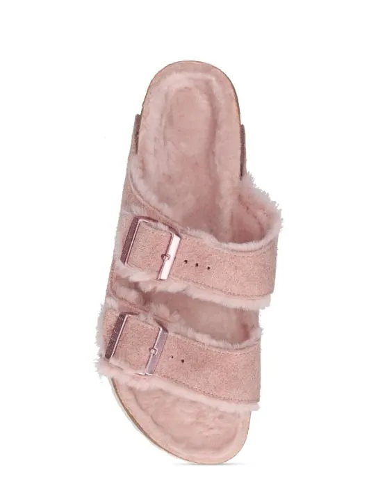 BIRKENSTOCK   Arizona shearling sandals 