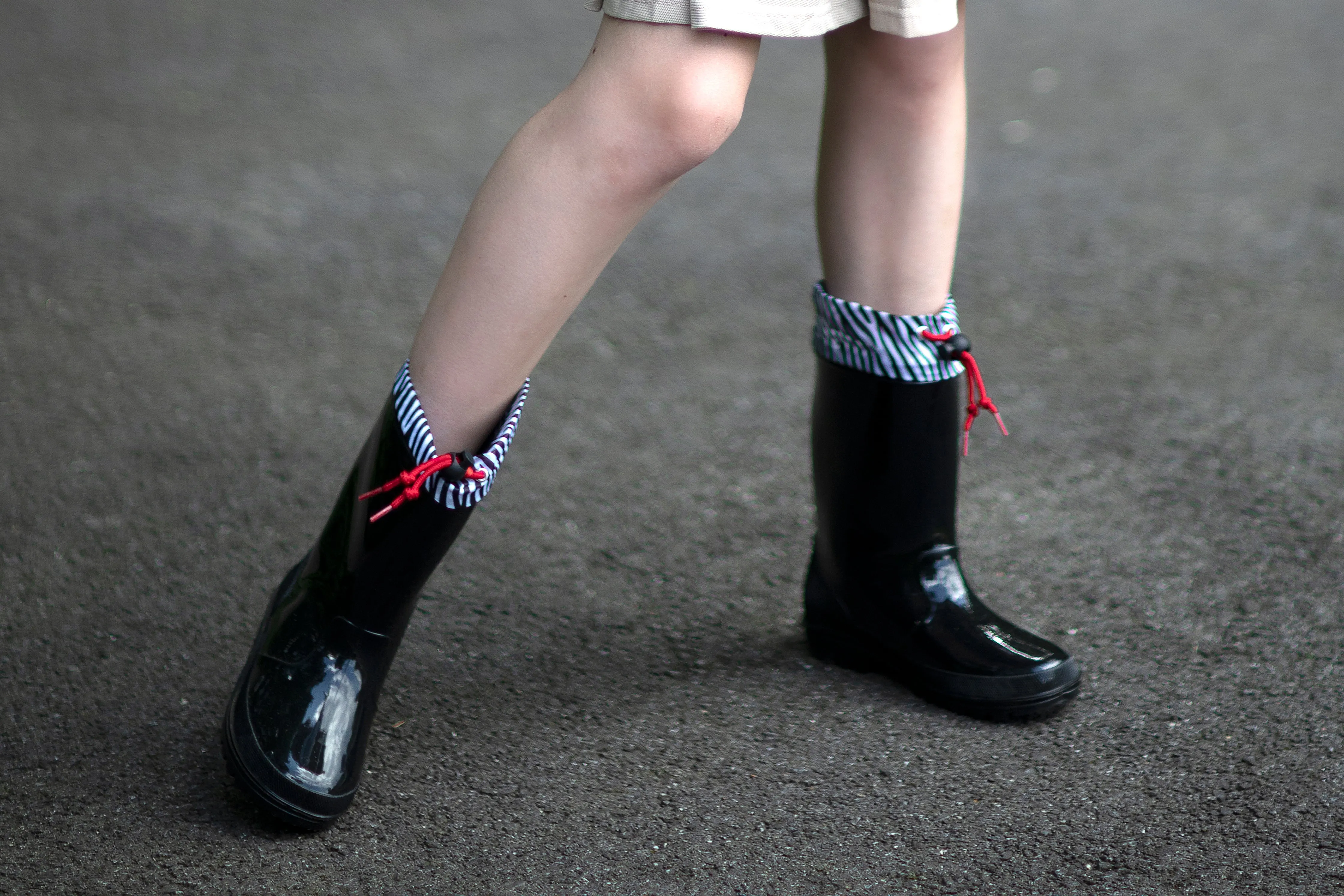 Black Rain Boots