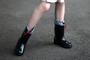 Black Rain Boots