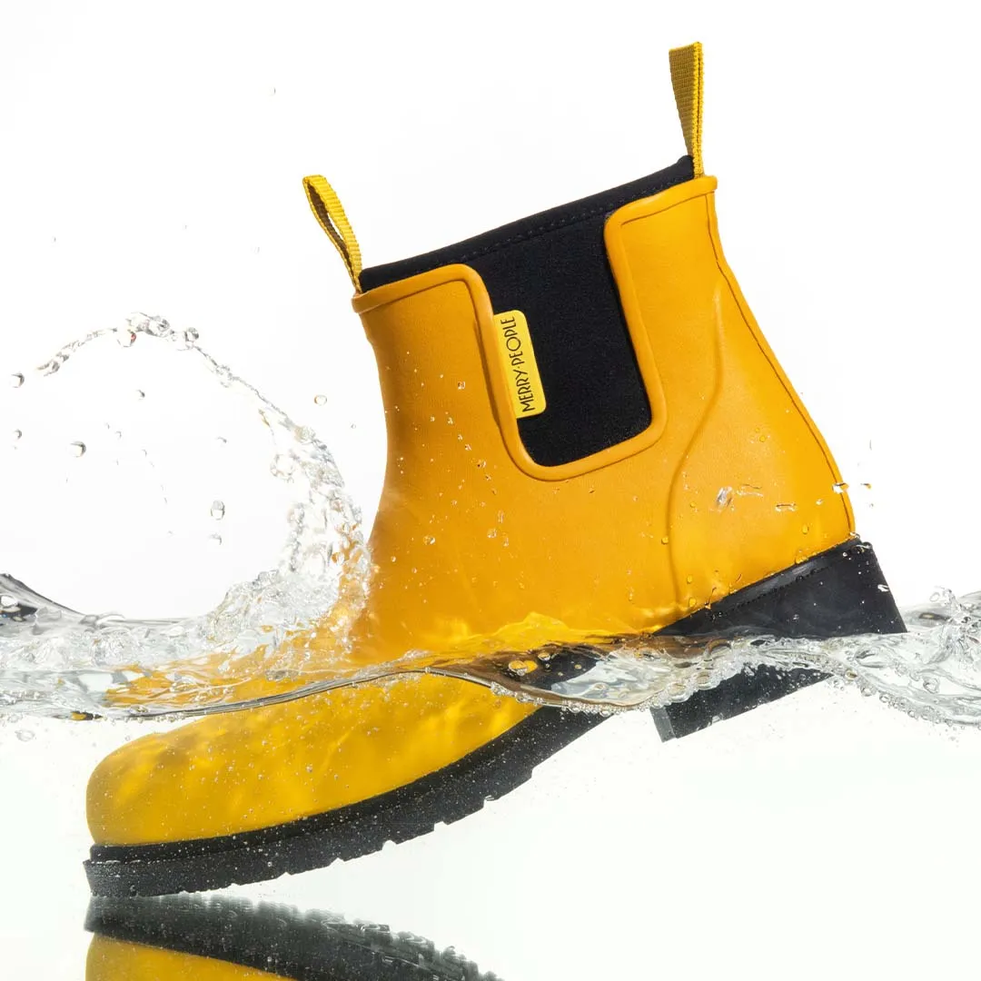 Bobbi Ankle Boot // Mustard Yellow & Black