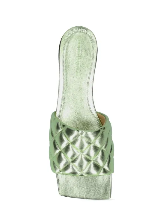 Bottega Veneta   10mm Leather slide sandals 