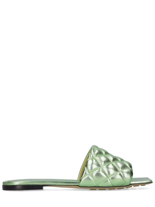 Bottega Veneta   10mm Leather slide sandals 