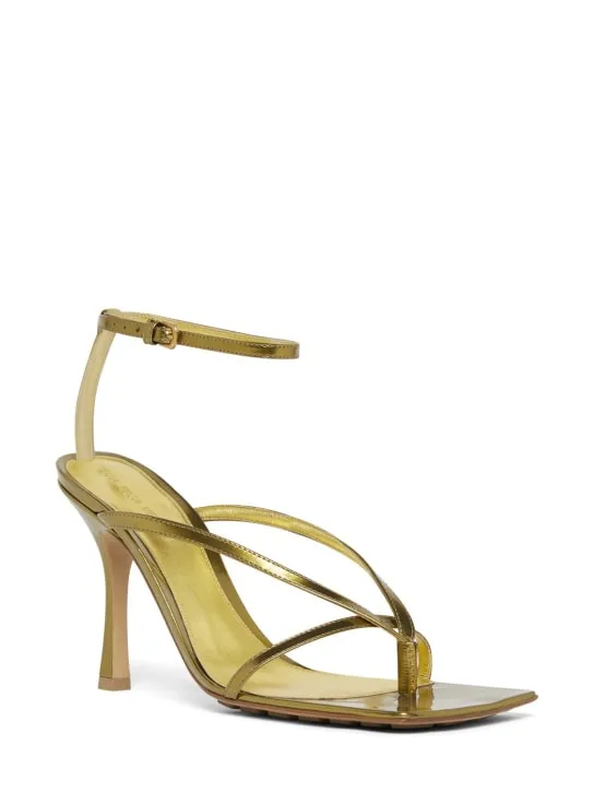 Bottega Veneta   90mm Dot stretch leather sandals 
