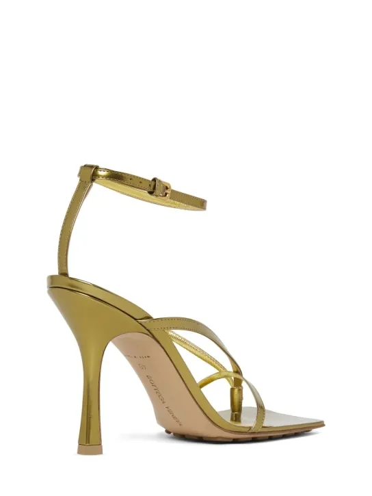 Bottega Veneta   90mm Dot stretch leather sandals 