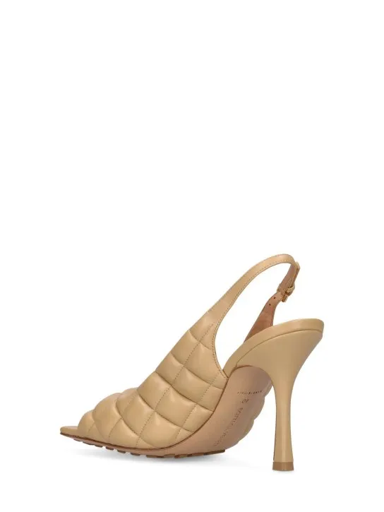 Bottega Veneta   90mm Padded leather sandals 