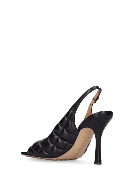 Bottega Veneta   90mm Padded leather sandals 