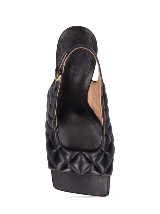 Bottega Veneta   90mm Padded leather sandals 