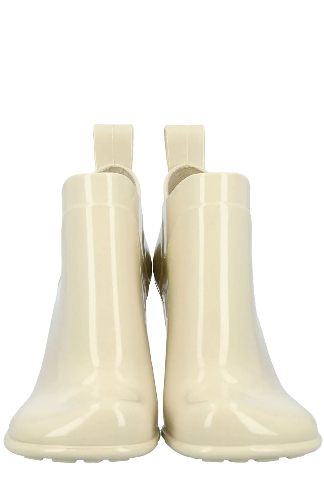 Bottega Veneta Shine Square Toe Ankle Rain Boots