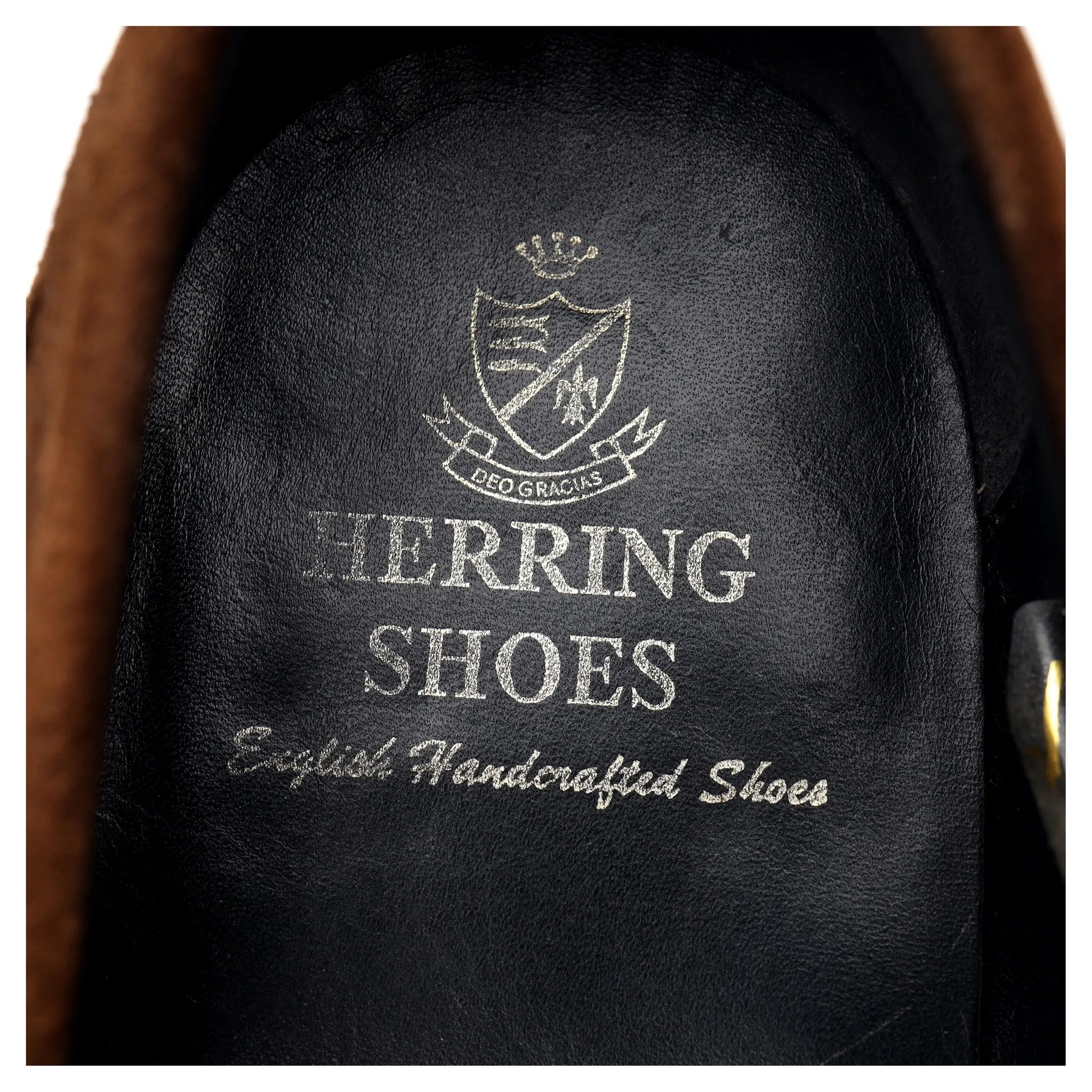 'Broadway' Snuff Brown Suede Loafers UK 9 F
