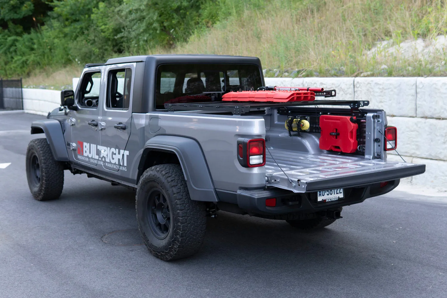 BuiltRight Industries - Bedside Rack System - Rear Panel - 2020 Jeep Gladiator