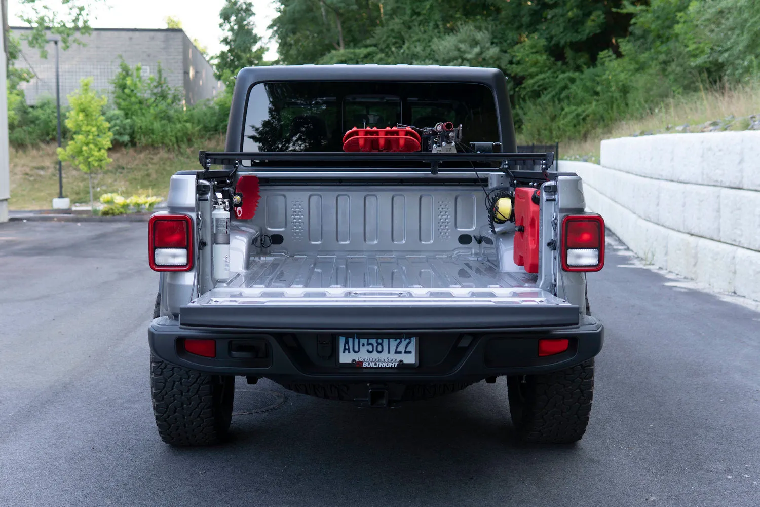 BuiltRight Industries - Bedside Rack System - Rear Panel - 2020 Jeep Gladiator